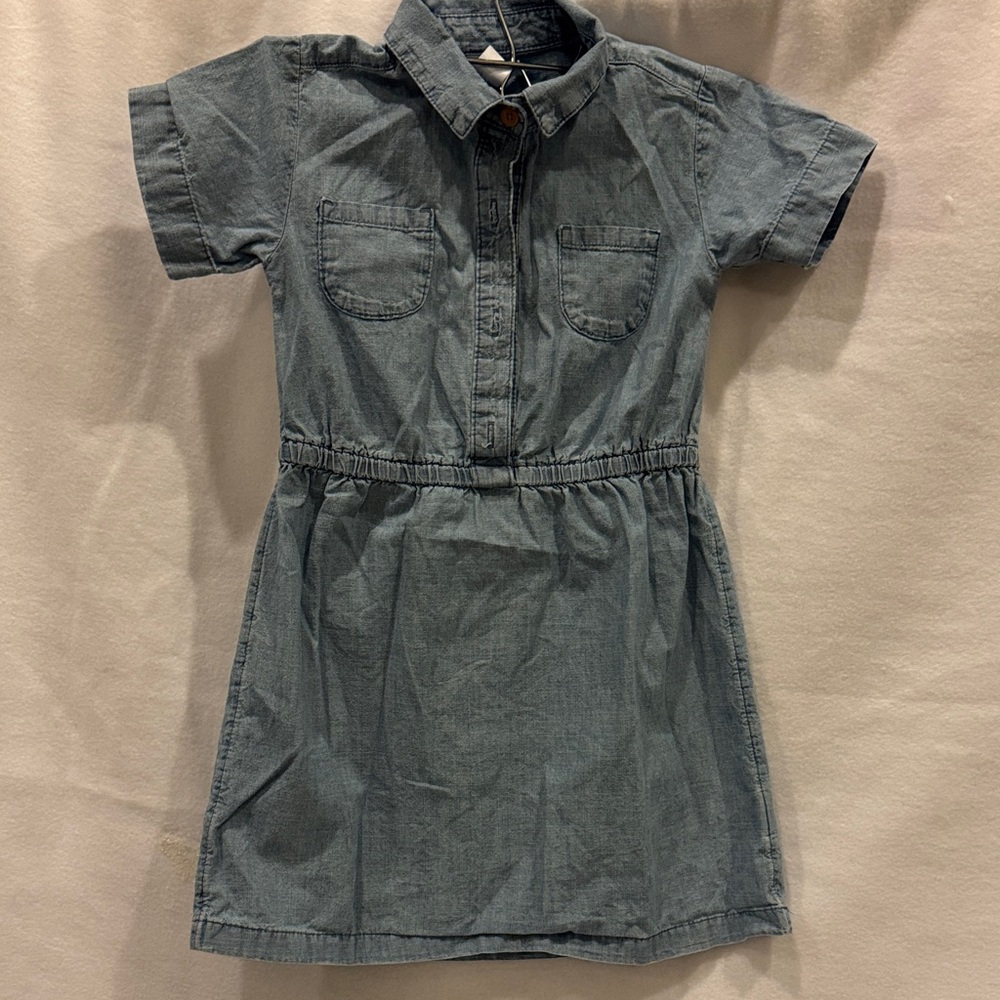 Carter's Denim Blue Casual Kids Dress